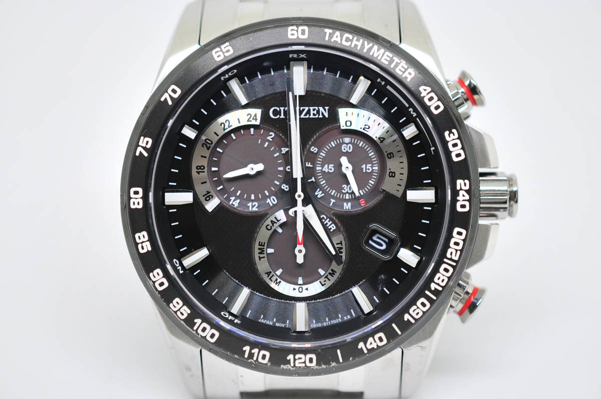 CITIZEN COLLECTION AT3024-51E 腕時計　エコドライブ シチズンコレクション AT3024-51E エコ・ドライブ電波時計 クロノ