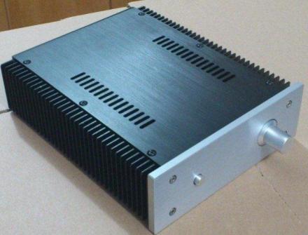 総アルミ製両側ヒートシンクシャーシケース217HA 真空管アンプ パワー