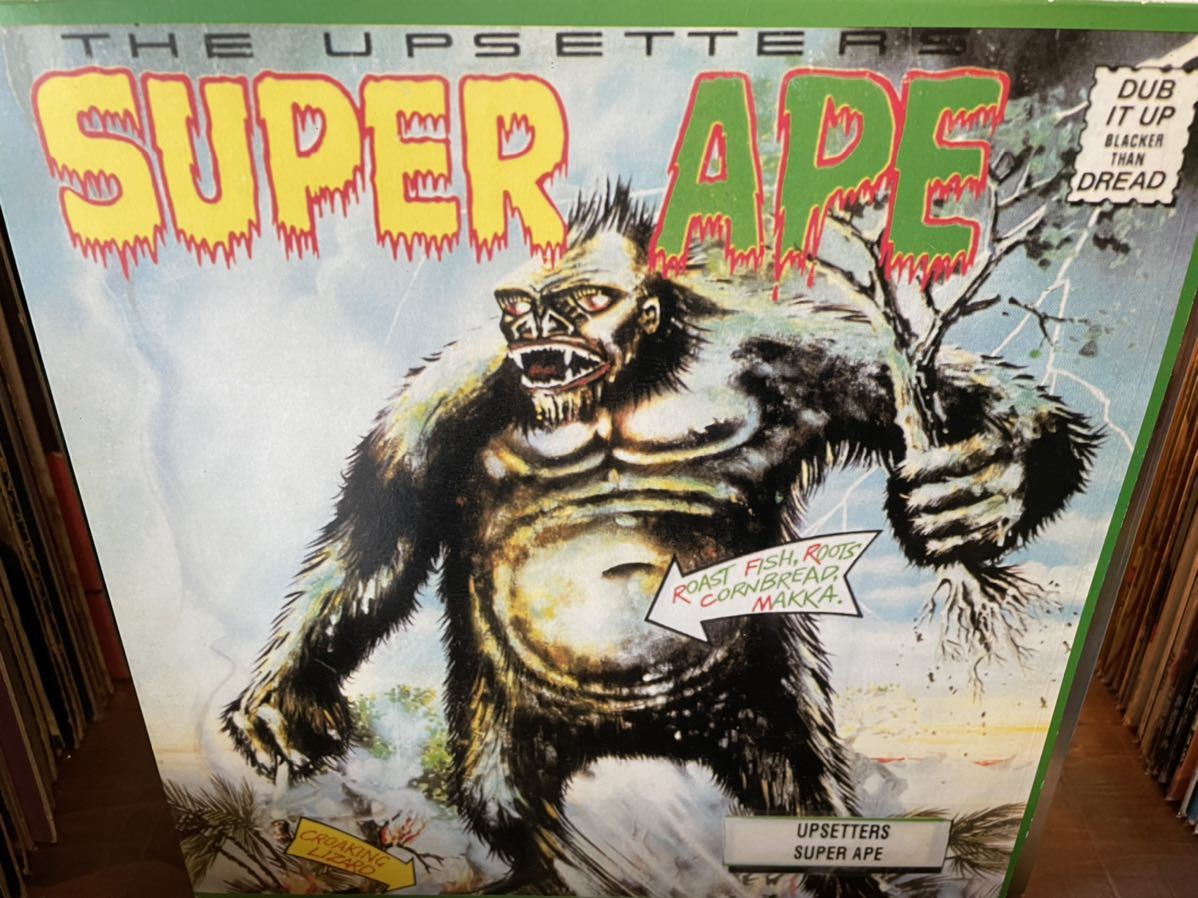 THE UPSETTERS SUPER APE LP JAMICA PRESS!! レゲエ人気作！