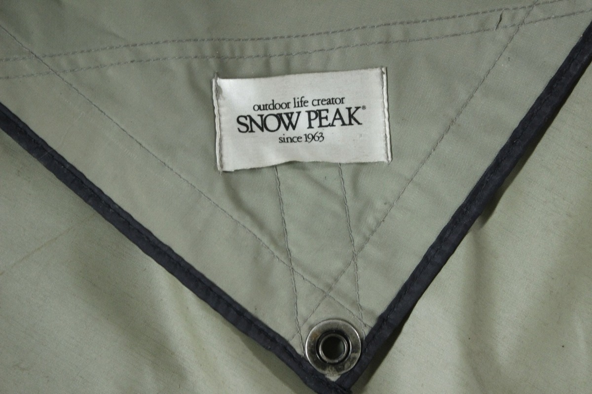SNOW PEAK スノーピーク 旧ロゴ(1990～1995年) レクタングラータープ
