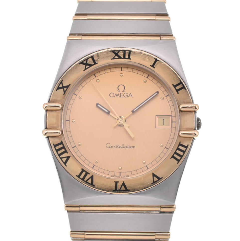 ☆良品【OMEGA】オメガ コンステレーション 1448/431.6 SS/K18YG 