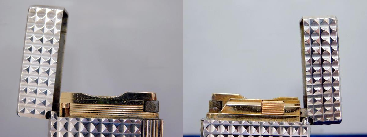 S.T.Dupont デュポン シルバー ローラー ガスライター ケース・ギャラ 