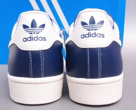 デッド!! 新品 20年製 限定 adidas SUPERSTAR スーパースター 紺レザー