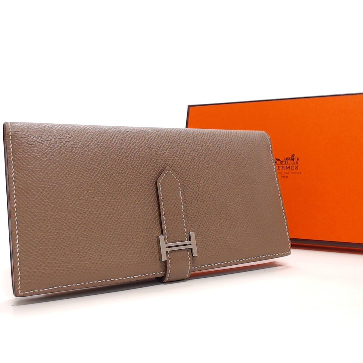 ベアンスフレ エルメス ヴォーエプソン 二つ折り長財布 HERMES 