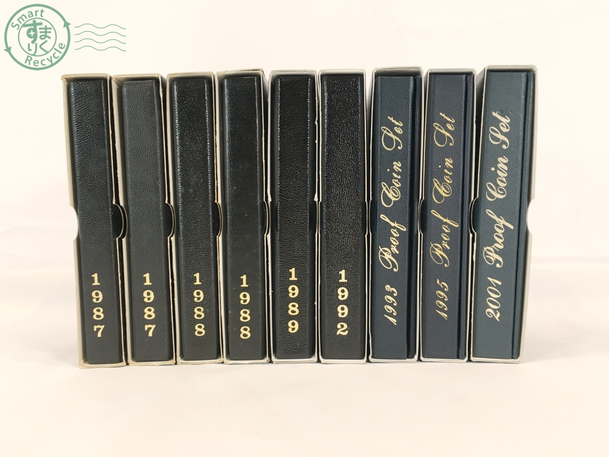N10322 MINT BUREAU JAPAN プルーフ貨幣セット 9冊 まとめ売り 1987