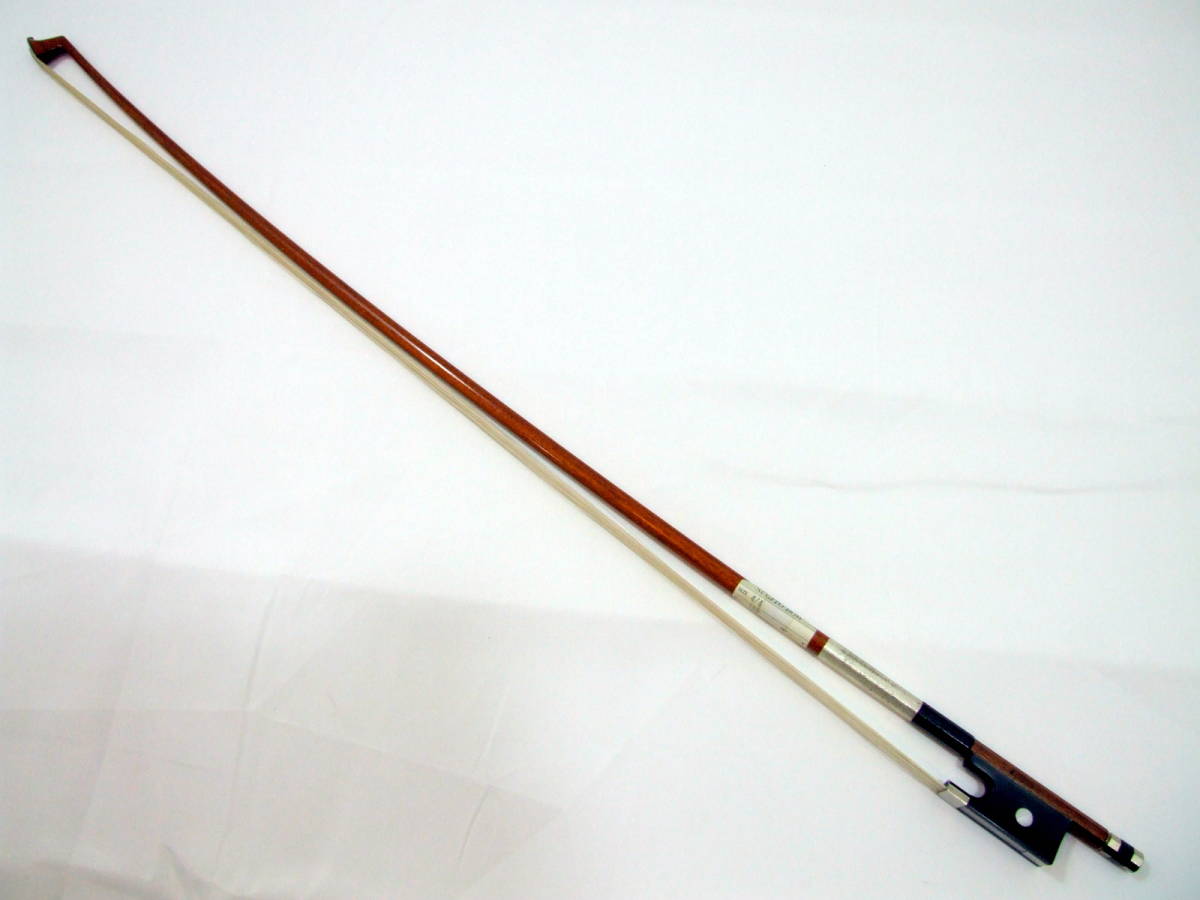国産バイオリン弓 K SUGITO 4/4 フェルナンブコ 毛替え済 中古状態良し