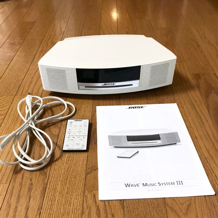 BOSE Wave Music System Ⅲ完動品純正リモコン純正コード取説 BOSE