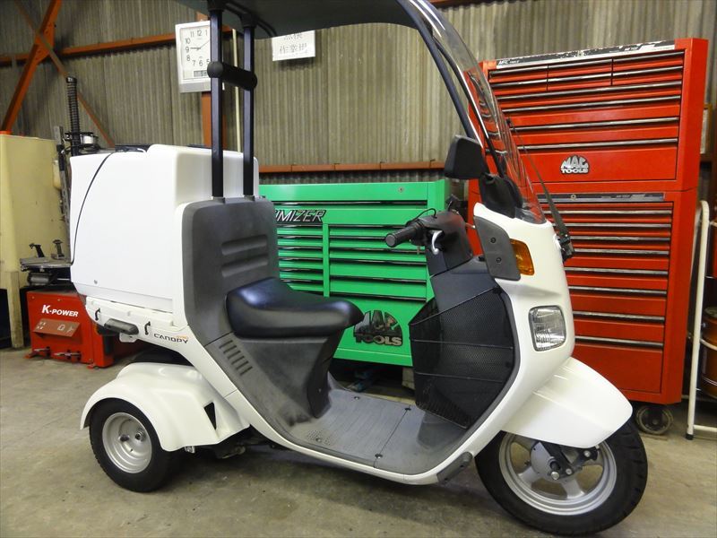 神奈川県 相模原市より ホンダ ジャイロキャノピー 4st 10，471km