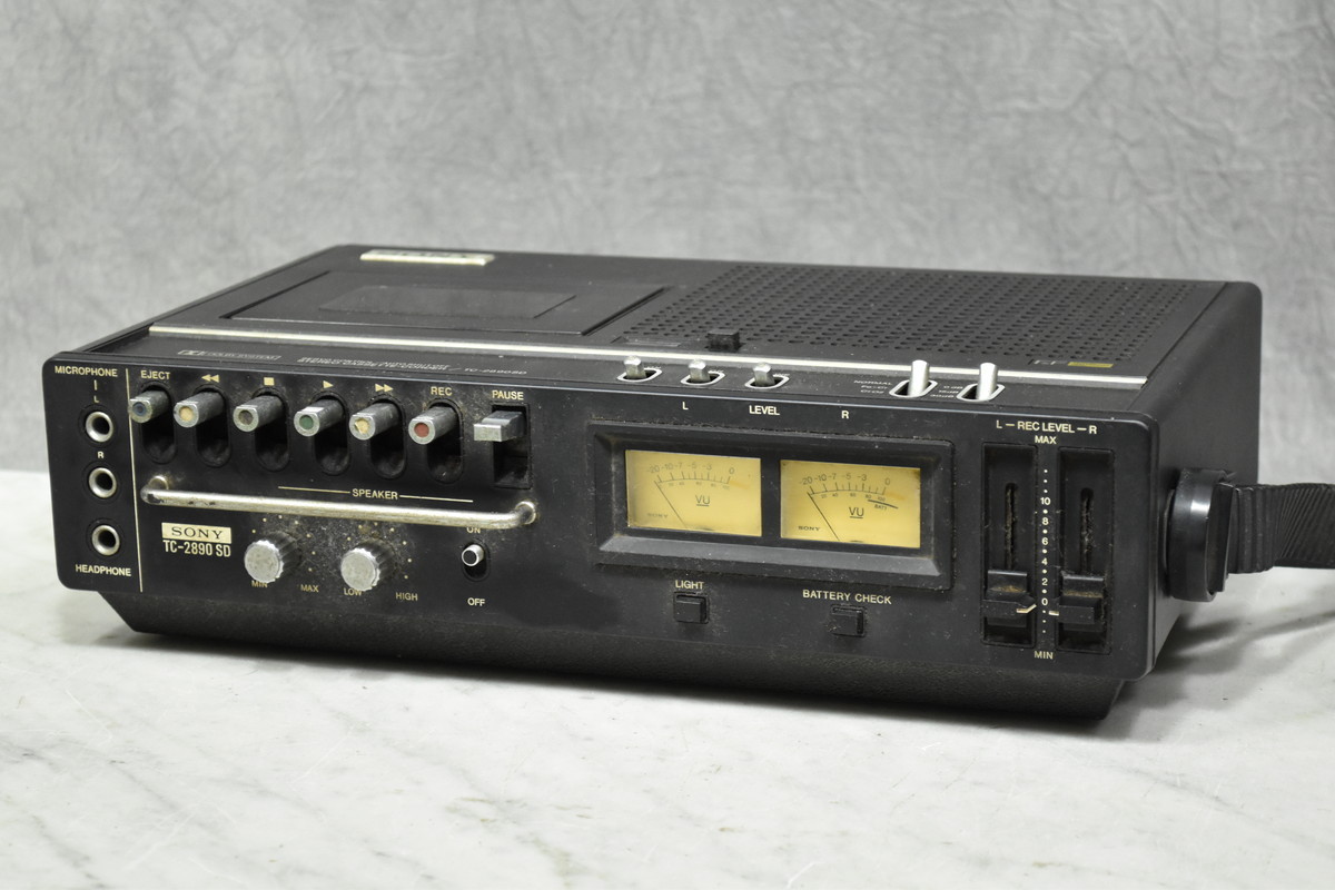 SONY TC-2890SD カセットデンスケ ソニー デンスケ カセット カセット