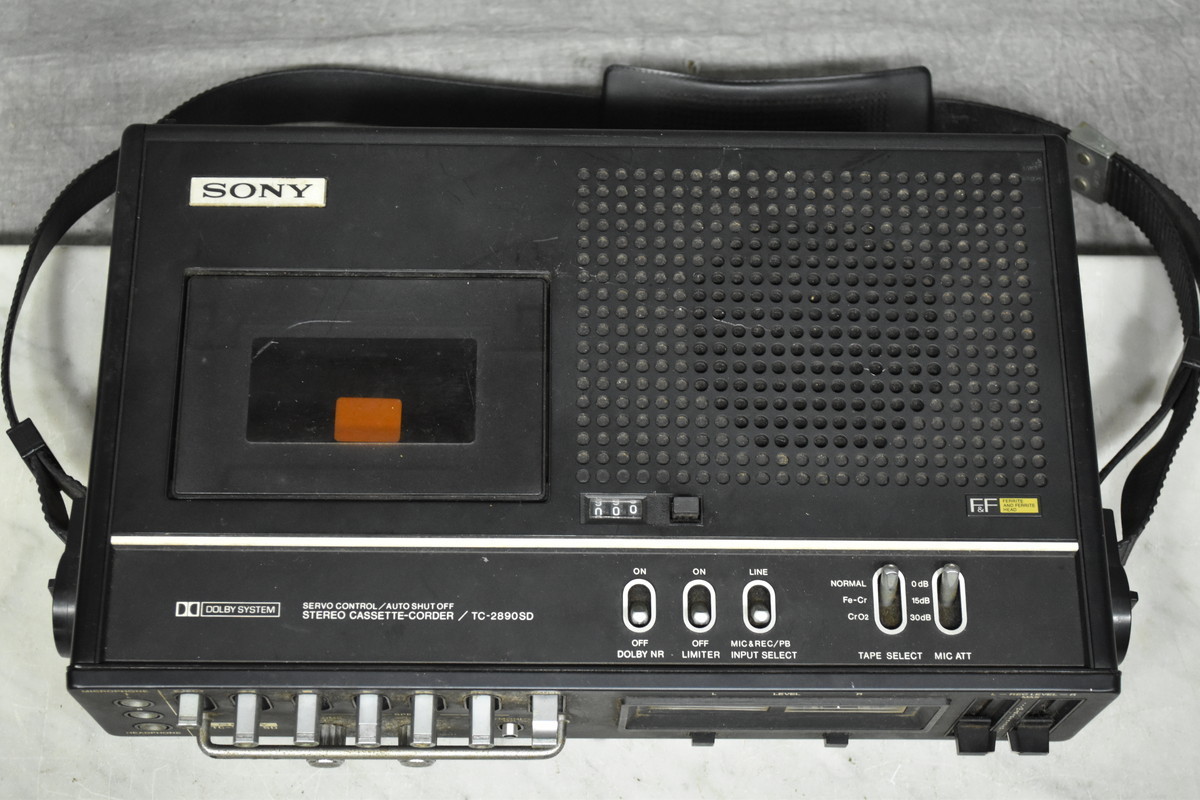 SONY TC-2890SD カセットデンスケ ソニー デンスケ カセット カセット