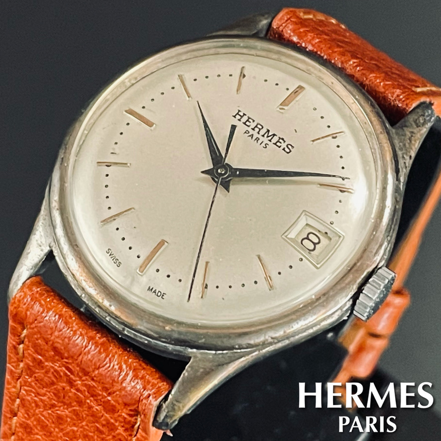HERMES PARIS ヴィンテージ　腕時計 手動巻き ワンランク上の上質☆エルメスHERMES◎手巻きアンティーク高級ブランド