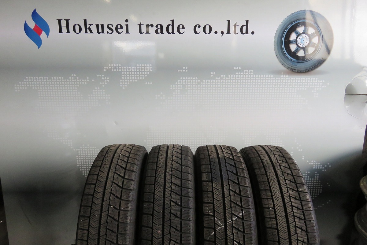 BRIDGESTONE／ブリジストン BLIZZAK VRX 155/65R14 4本SET／2019年製 7分山 スタッドレス／中古 ／21091001