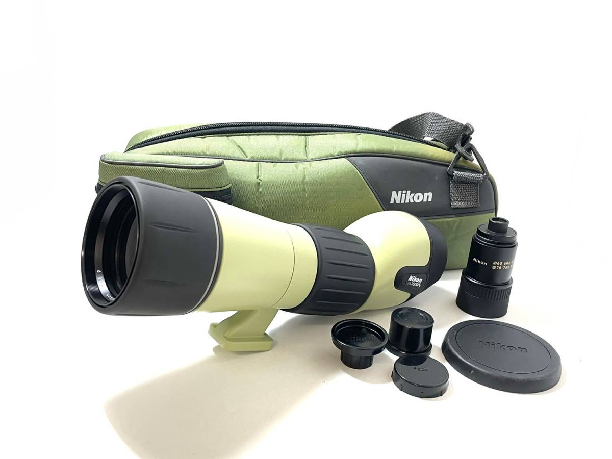 ニコン FIELD SCOPE ED III 30x D=60 P +接眼レンズ ニコン FIELD SCOPE ED