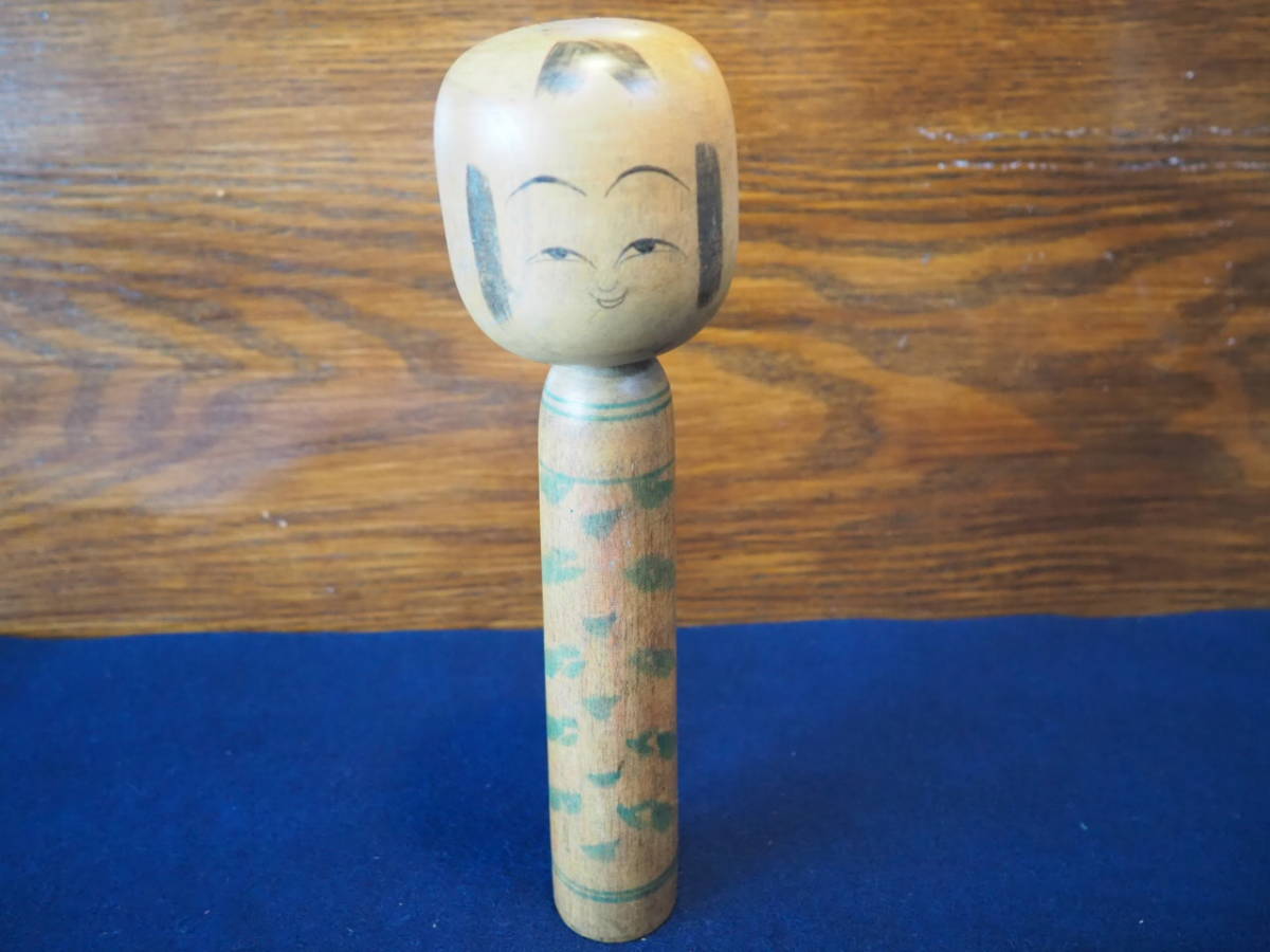 46] 首振りこけし 湯田 佐藤丑藏 丑蔵 高さ約25cm 伝統こけし 伝統