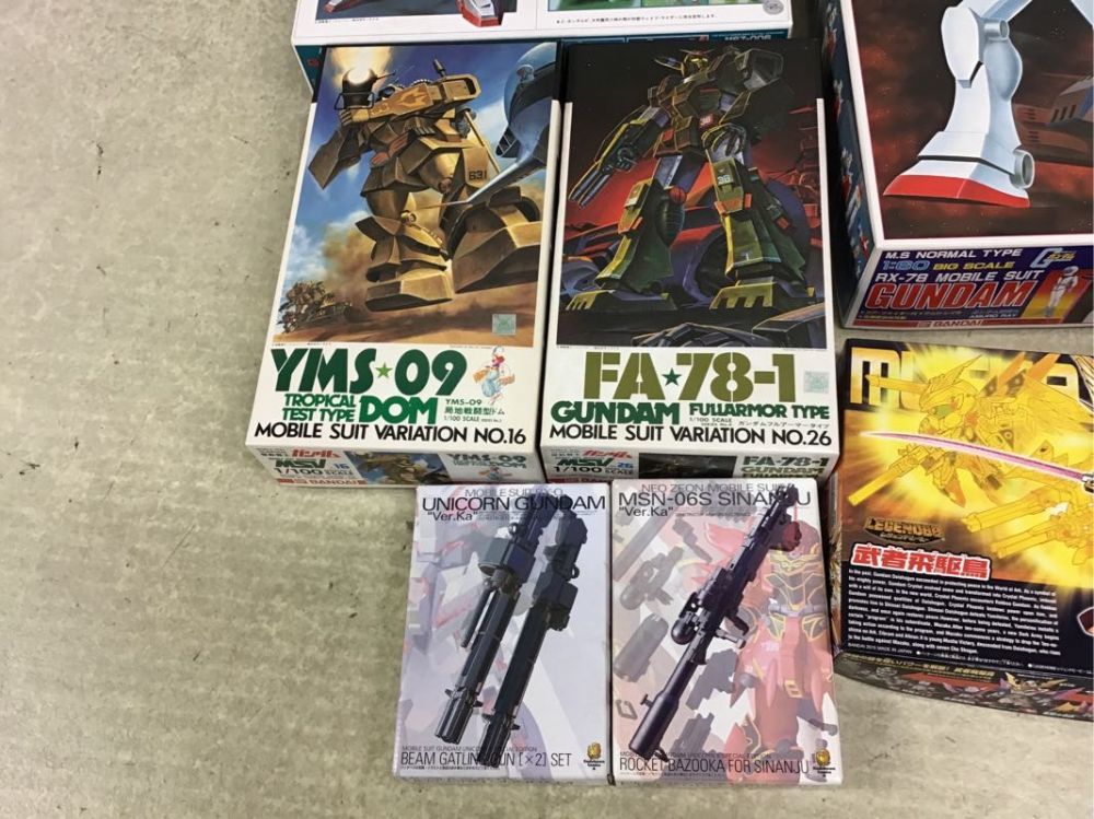 1円～ 同梱不可 ジャンク 1/60等 ゼータガンダム、プロトタイムドム