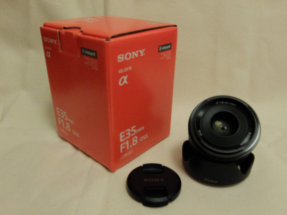 35mm Sony E OSS Lens SEL35F18 f⁄1.8 F1.8 with SONY Prime com : |