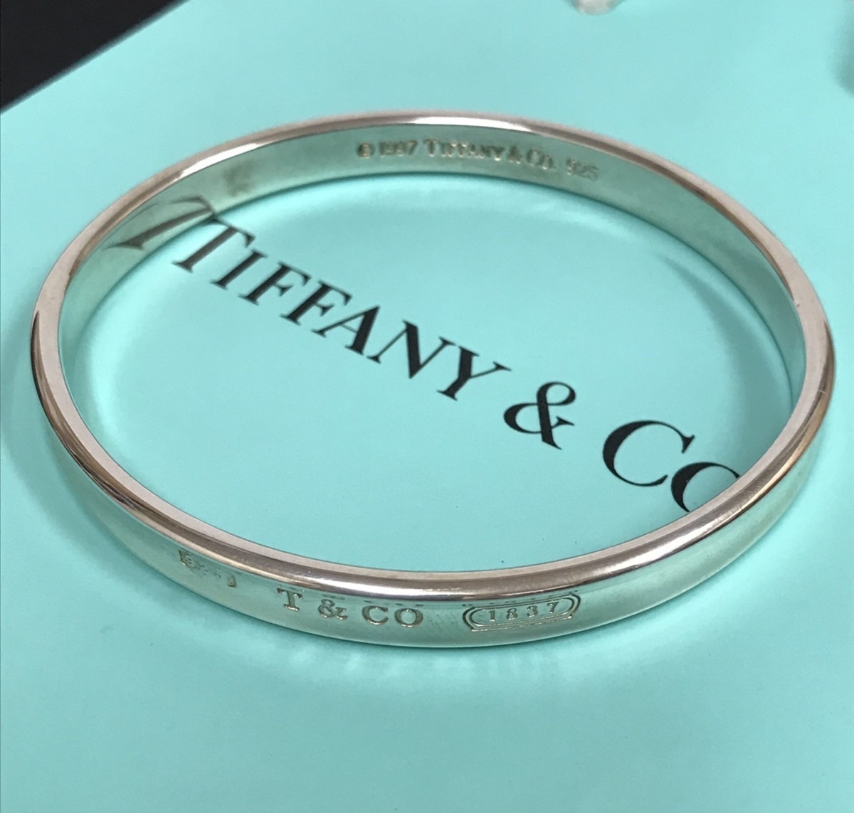TIFFANY&Co ティファニー 1837 バングル ブレスレット シルバー