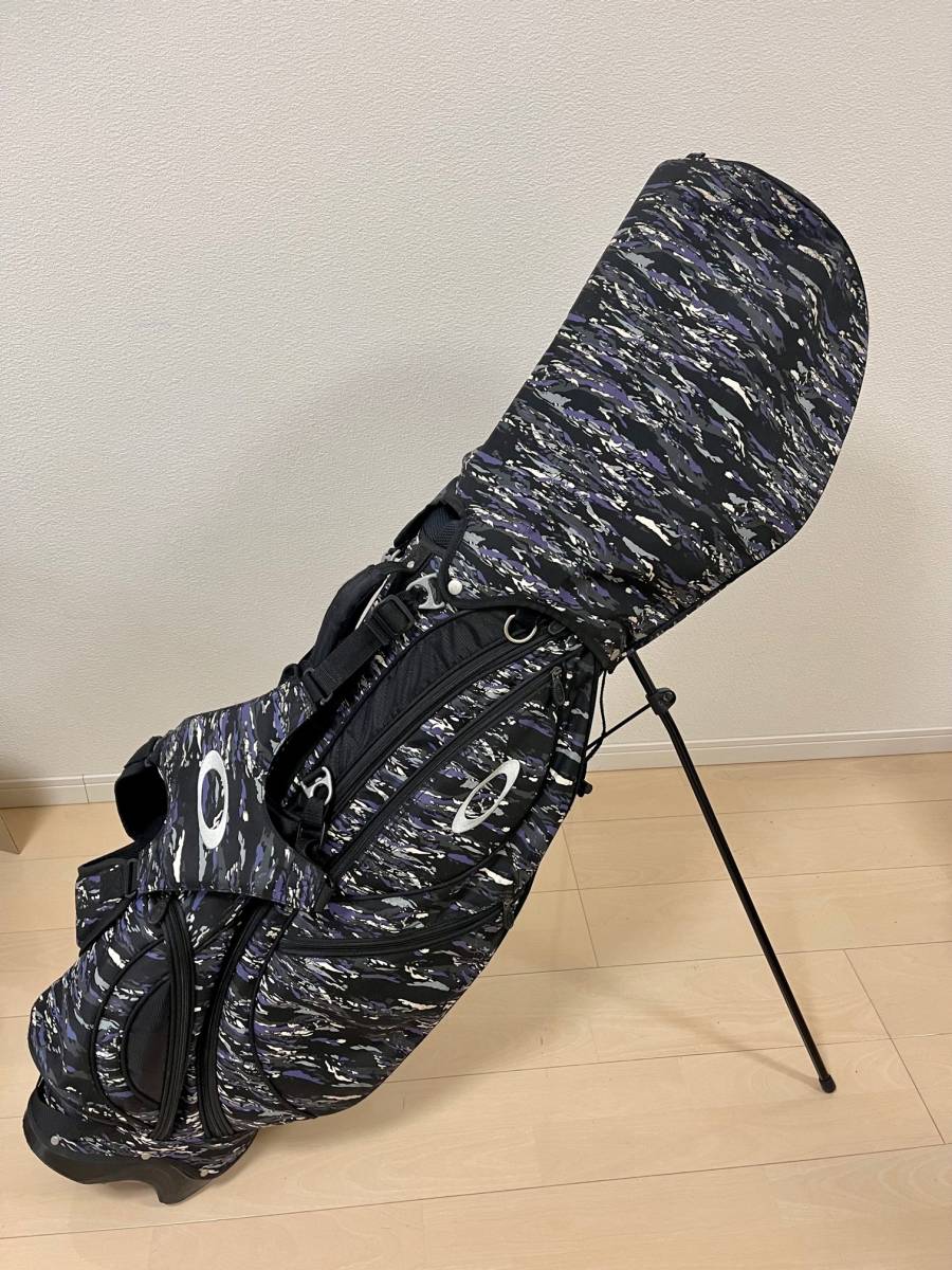 中古 オークリー OAKLEY☆キャディバッグ ゴルフバッグ カモフラ 迷彩
