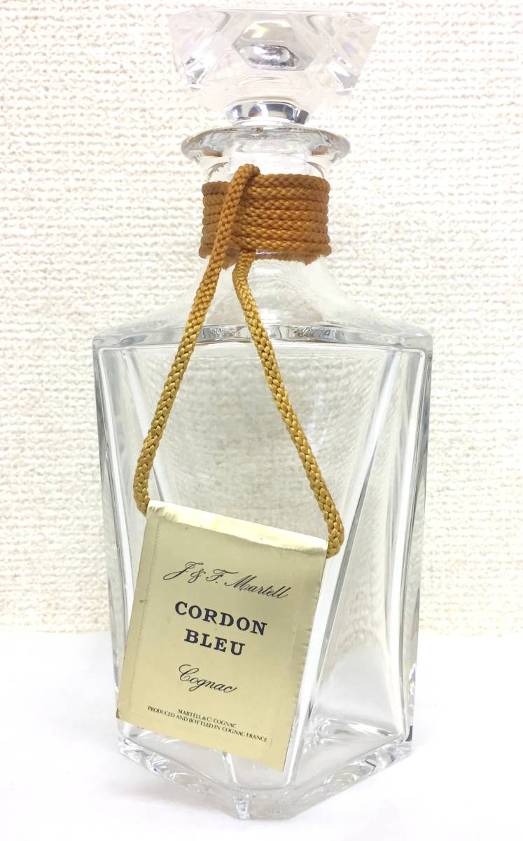 1円~MARTELL CORDON BLEU COGNAC マーテル コルドン ブルー バカラボトル 替え栓付き