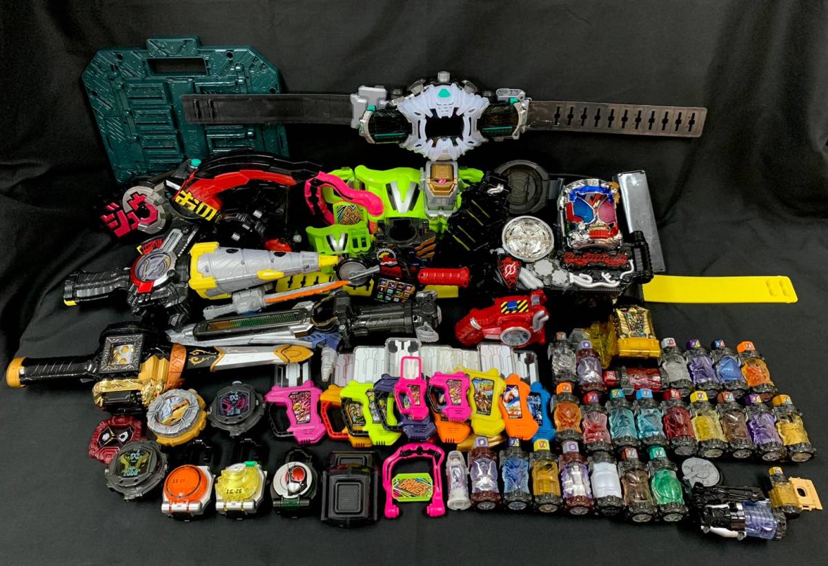 最新値下げアイテム D27c67Y4 大量 仮面ライダー ビルド ウィザード ジオウ エグゼイド ガイム 戦隊物 ヒーロー 変身ベルト 武器 など おもちゃ まとめ