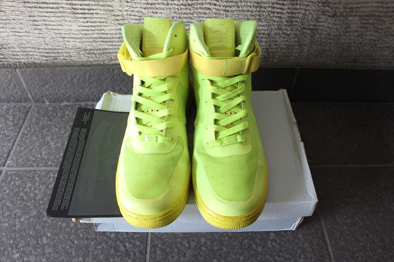 中古】NIKE AIR FORCE 1 HIGH HYPERFUSE PREMIUM VOLT 28.5cm エア