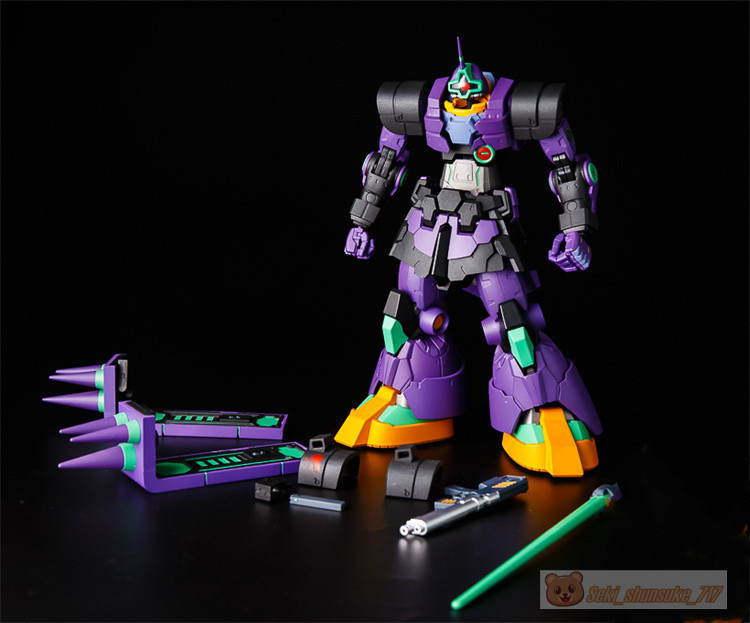 MG ガンプラセット ガンダム・エヴァンゲリオン 1⁄100 ドム MG BUILD エヴァンゲリオン初号機 | MS-09 プラモデル 0079