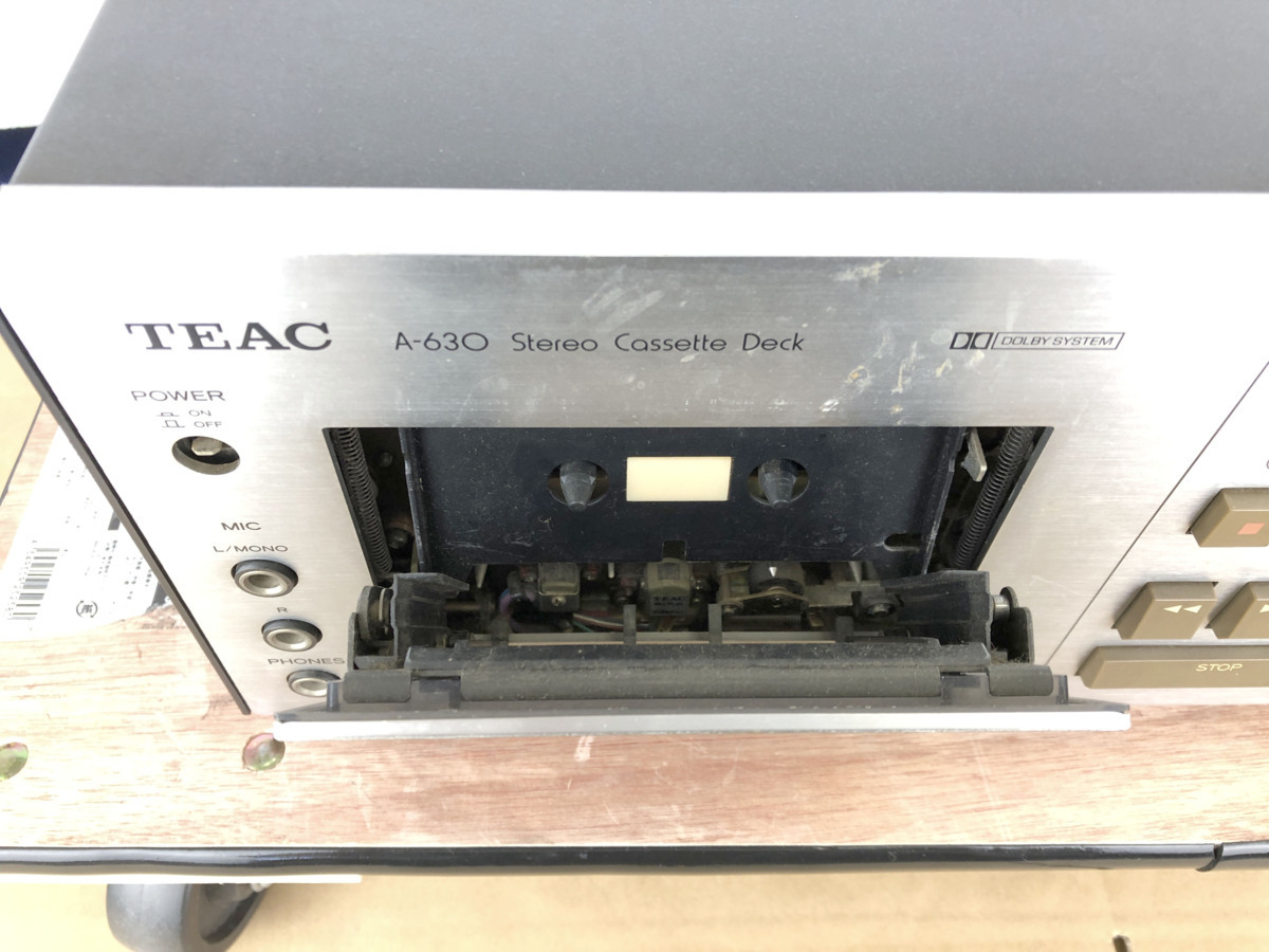 TEAC カセットデッキ A-630 ティアック 公式通販 ステレオカセット