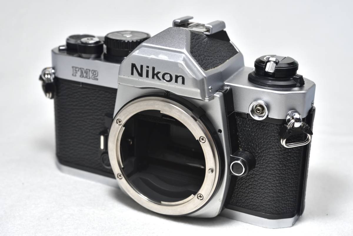 美品】Nikon ニコン New FM2 シルバー 後期型 清掃・整備済み・電池
