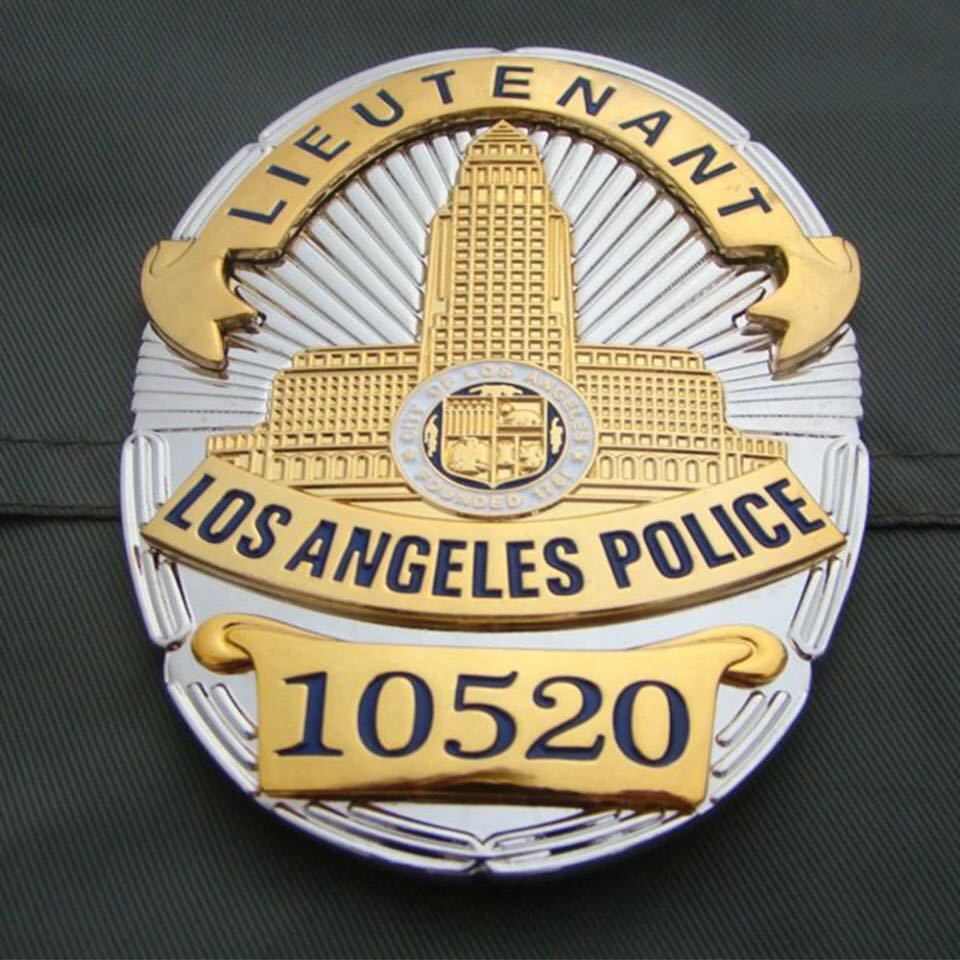 LAPD ロサンゼルス市警察 16520 ポリスバッジ NYPD ミリタリー Police