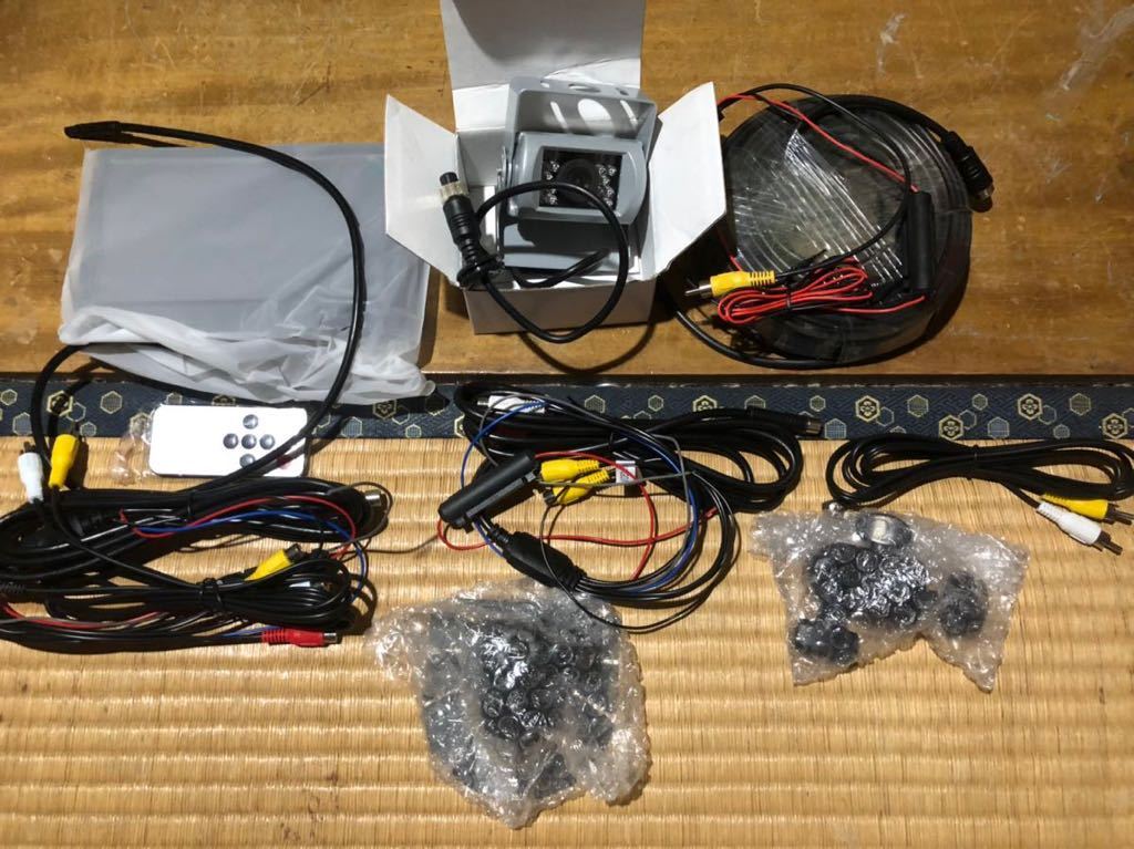 日本製LED液晶採用 ワイヤレス 9インチ ミラーモニター バックカメラ