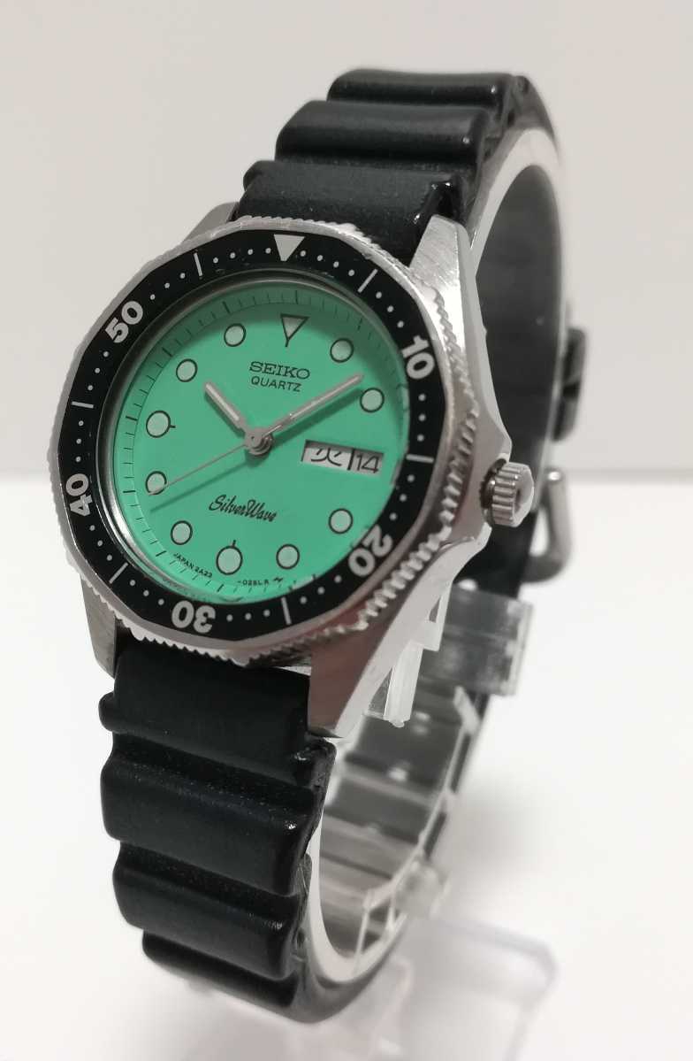 稼働品】SEIKO セイコー レディース クォーツ SILVER WAVE シルバー