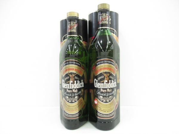 古酒 2本セット Glenfiddich グレンフィディック シングル ピュア