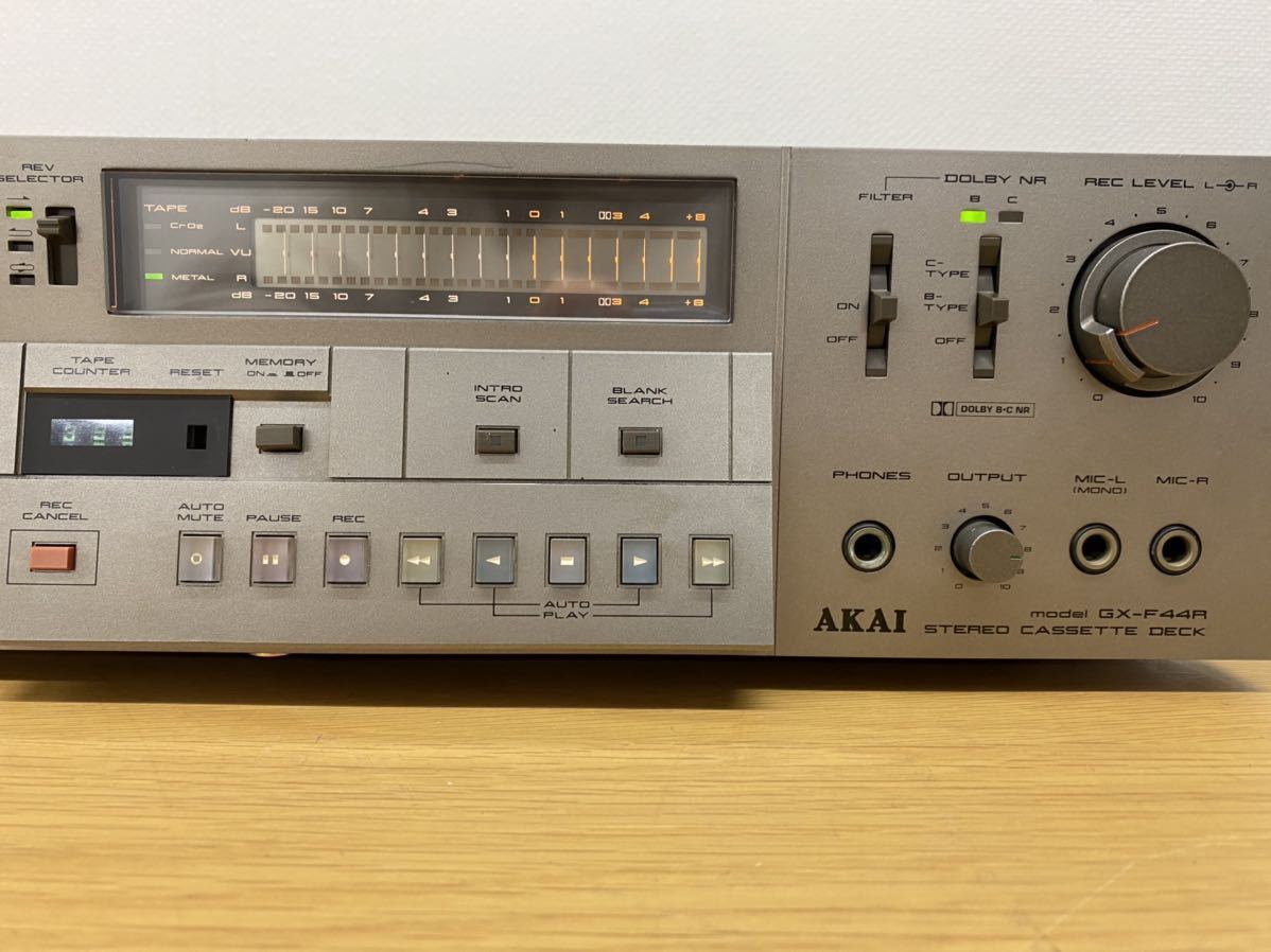 m2334 ジャンク AKAI アカイ カセットデッキ GX-73 AKAI アカイ
