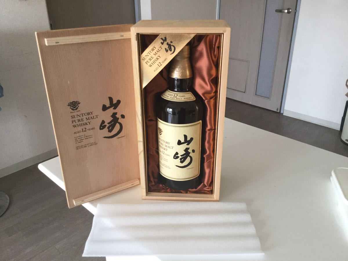 サントリー 山崎 12年 ピュアモルトウイスキー ピュアモルト 木箱