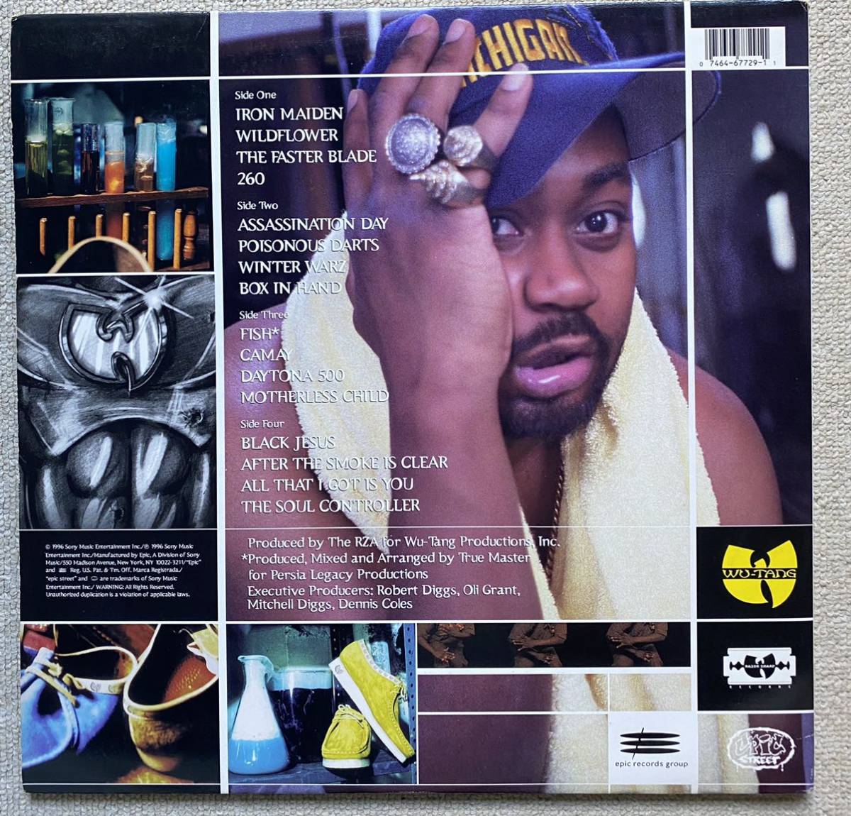 【当時もの】Ghostface Killah 2枚組アナログ盤 送料込み ghostface killah / ironman /USオリジナル2枚組アルバム