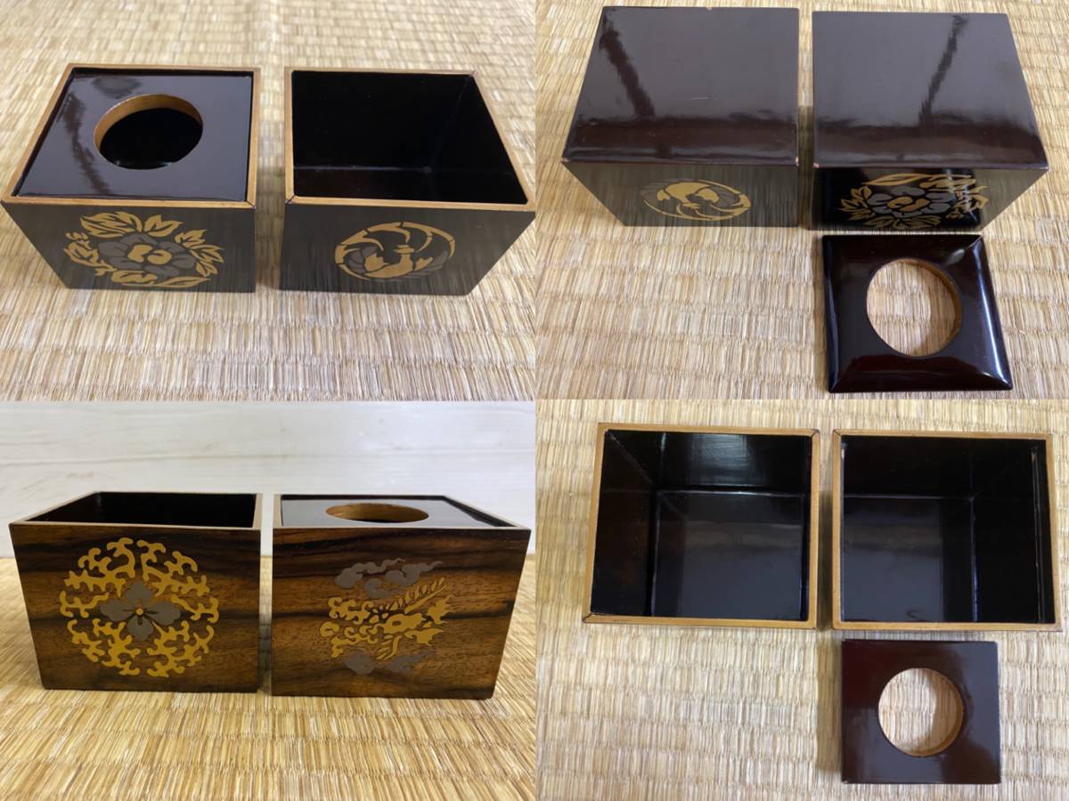 蒔絵 四段重 平台付 木製重箱 漆塗り 金彩 重箱 漆器 蒔絵」の人気商品