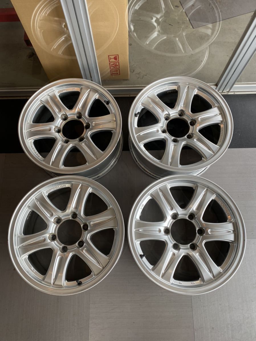 ★ ランドクルーザープラド ランクル 純正 17×7.5J 6x139.7 ET+23 ハブ110 4本 ハイエース★