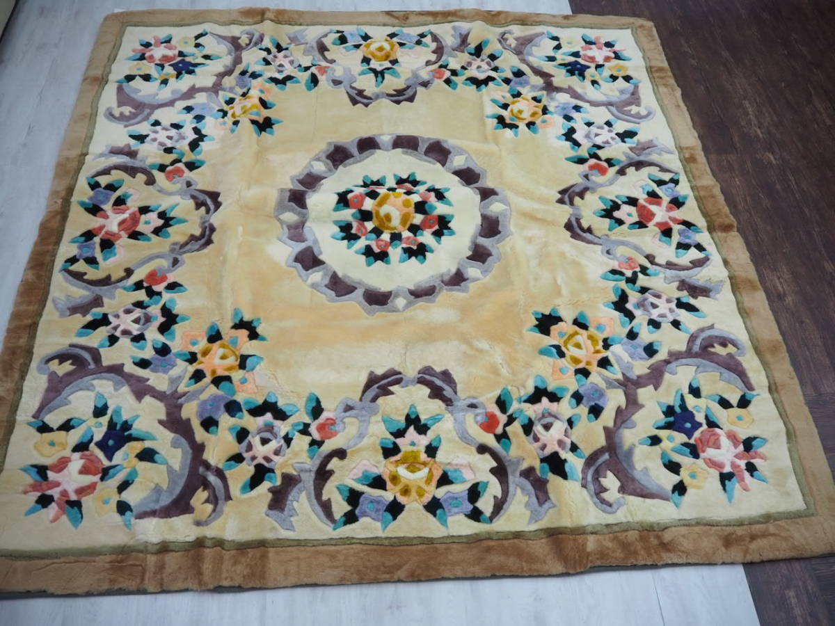 ムートンラグ・高品質オーストラリア産メリノ・約3畳用サイズ200