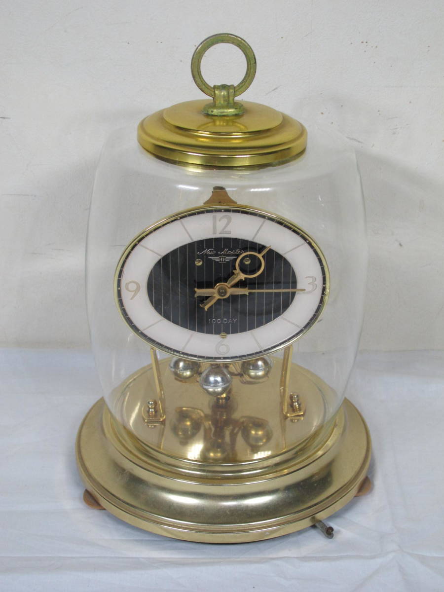 日新時計 昭和レトロ CLOCK NISSHIN 当時物 ☆ Master 家具