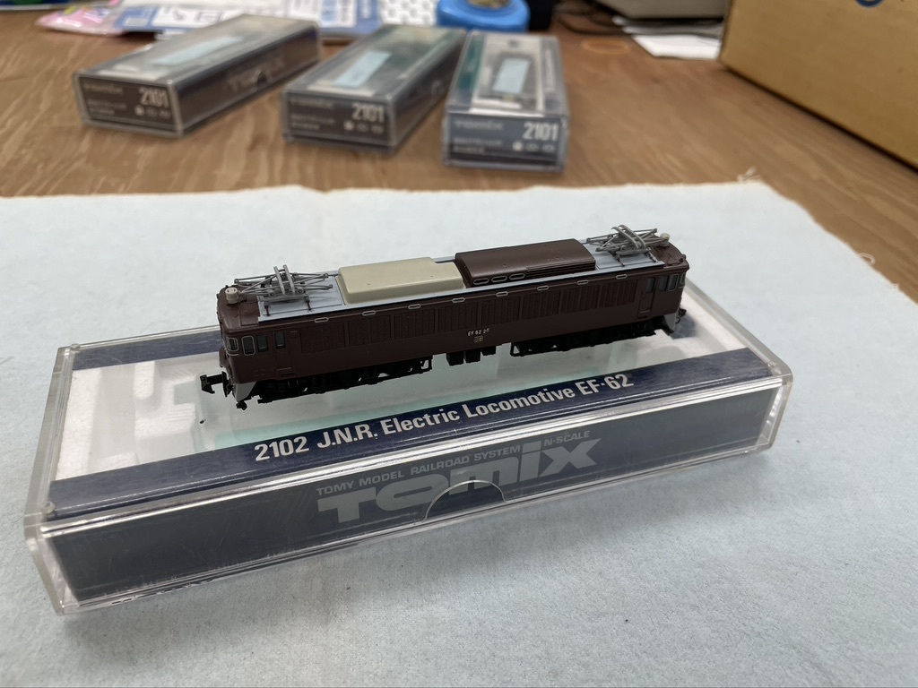 TOMIX 2102 国鉄EF62 電気機関車（茶） TN化TOMIX (旧製品) EF62形電気