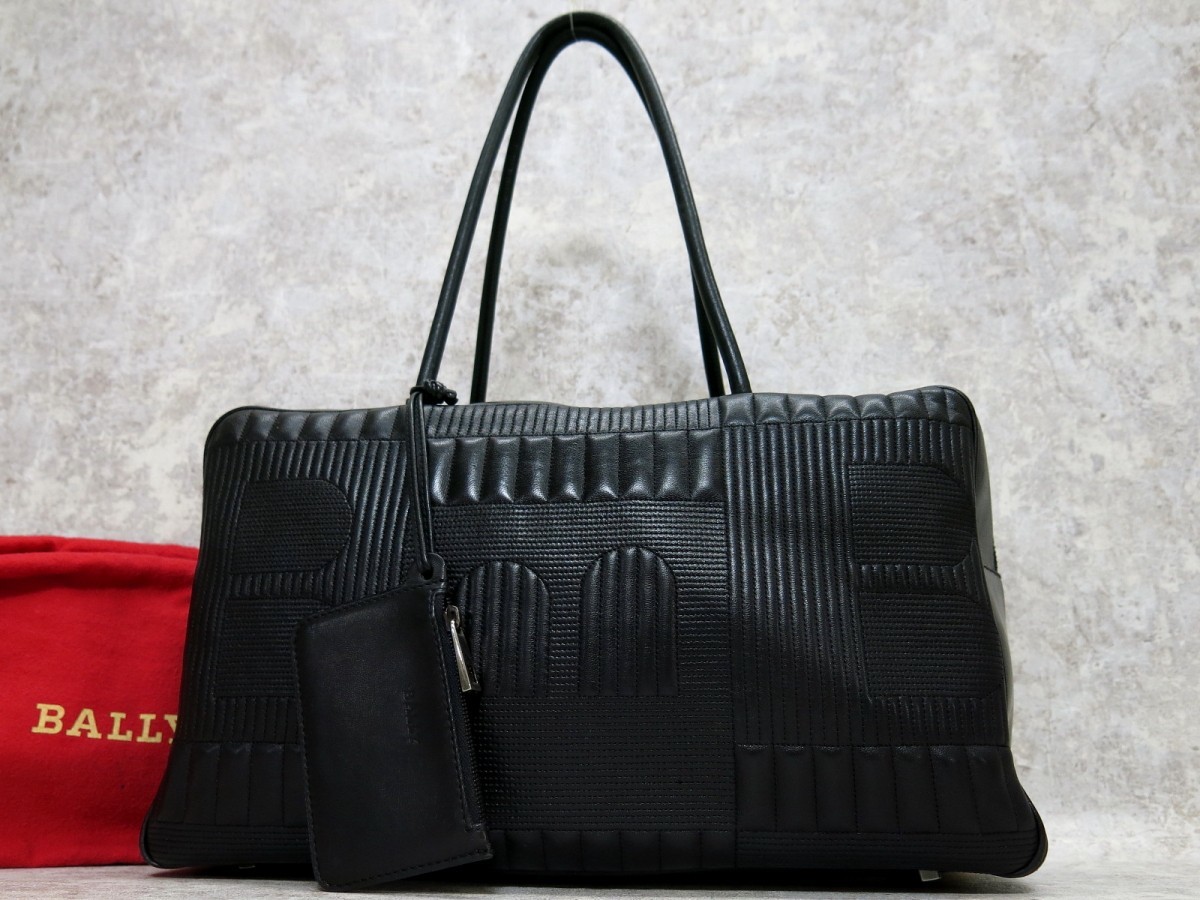 未使用品　BALLY バリー ケース レザー　ブラック 大得価，人気 □極美品□BALLY バリー□メンズ□ビジーB