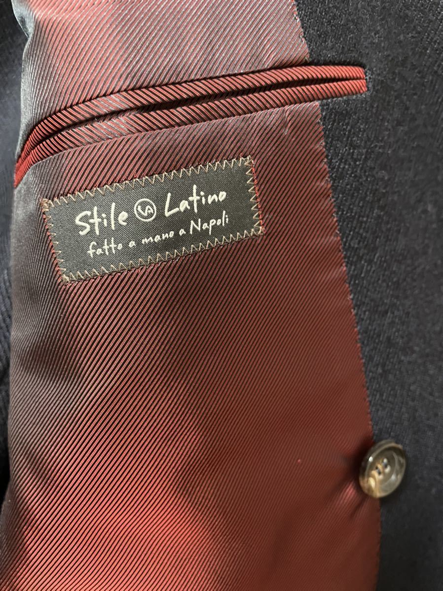 新品未使用 スティレラティーノ stile latino ジャケット 紺ブレザー 