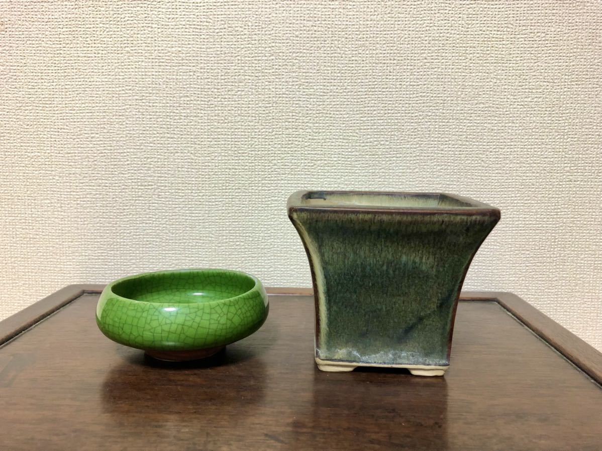 清時代盆器 乾隆年製 古鉢 中国古董 中国古玩 古美術品