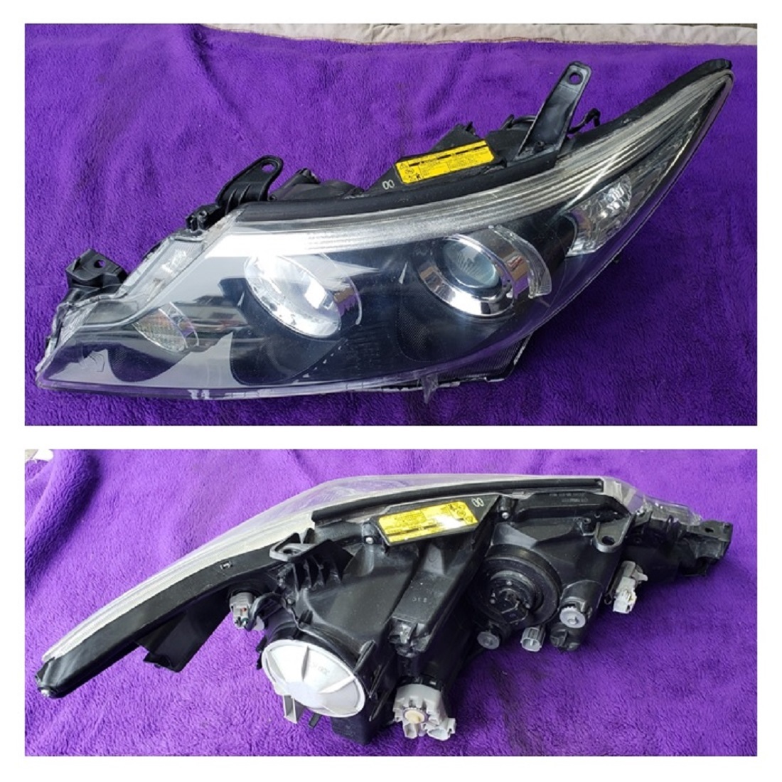 エスティマ ACR50W（GSR50W） 純正 HID ヘッドライト 左 点灯済み 管A1122