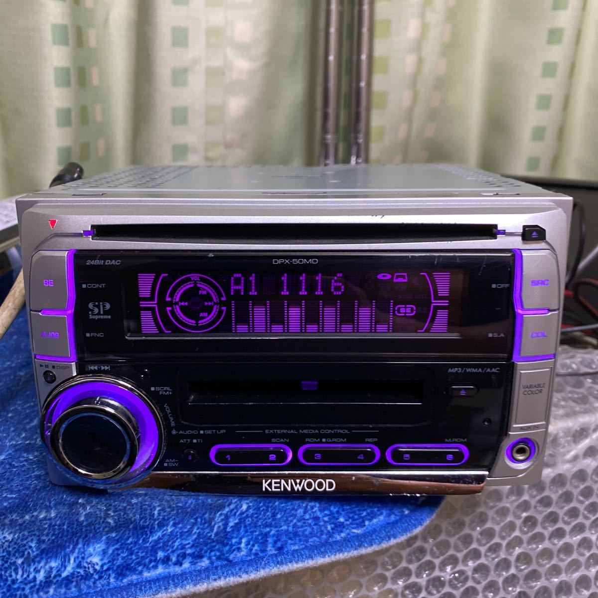 KENWOOD CD/MDプレーヤー　DPX-50MD AUX _5
