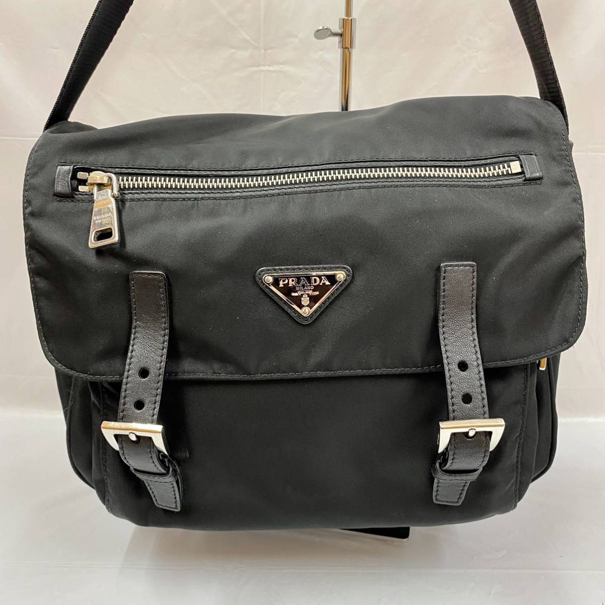人気定番，送料無料 ○[1円スタート] PRADA MILANO プラダ○ショルダー 