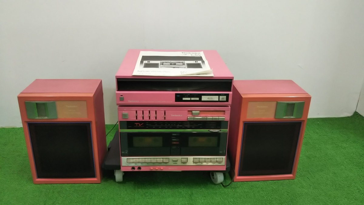 △ジャンク　オーディオ機器　システムステレオ　システムコンポ　Technics　SC-K3W　テクニクス