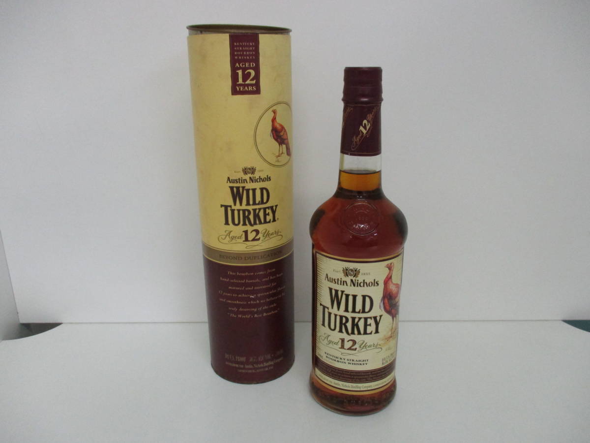 低価，定番人気 0309-99 0872 ワイルドターキー WILD TURKEY 12年 バーボン BOURBON ウイスキー 700ml 50.5％ 未開栓 古酒(バーボン)｜売買されたオークション情報、yahooの商品情報をアーカイブ公開 - オークファン バーボン
