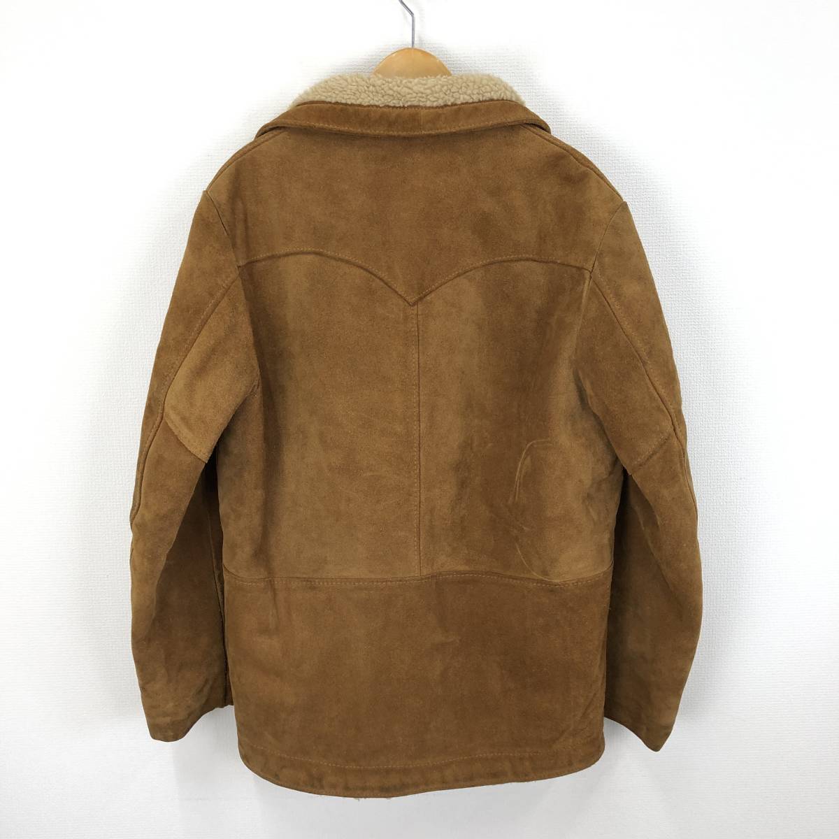 裏ボア WESTERN ショット スウェードレザー 0 古着の販売 Schott ショット 359 スウェード ランチコート レザー ランチャー 38 10089622