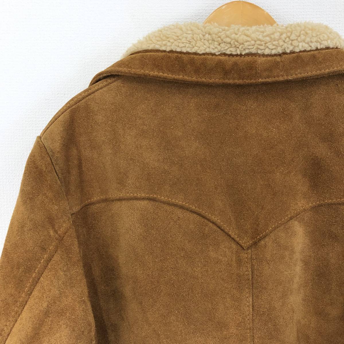 裏ボア WESTERN ショット スウェードレザー 0 古着の販売 Schott ショット 359 スウェード ランチコート レザー ランチャー 38 10089622